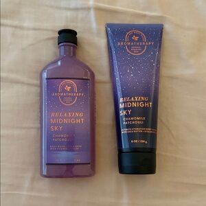 Bath & Body Works Relaxing Midnight Sky Set